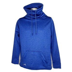 Under Armour Size M Women's Royal Full Heather Novelty Funnel Neck Hoody